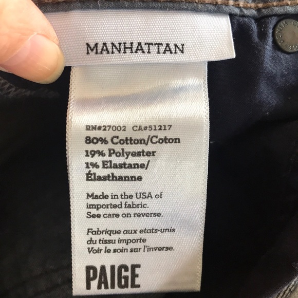 PAIGE MANHATTAN JEANS 28 - Picture 7 of 8